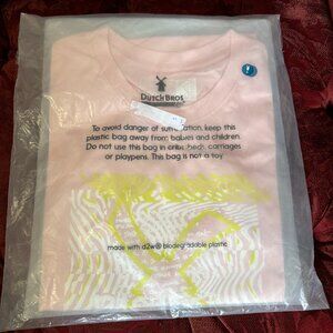 Brand New Pink Dutch Bros Shirt- S
